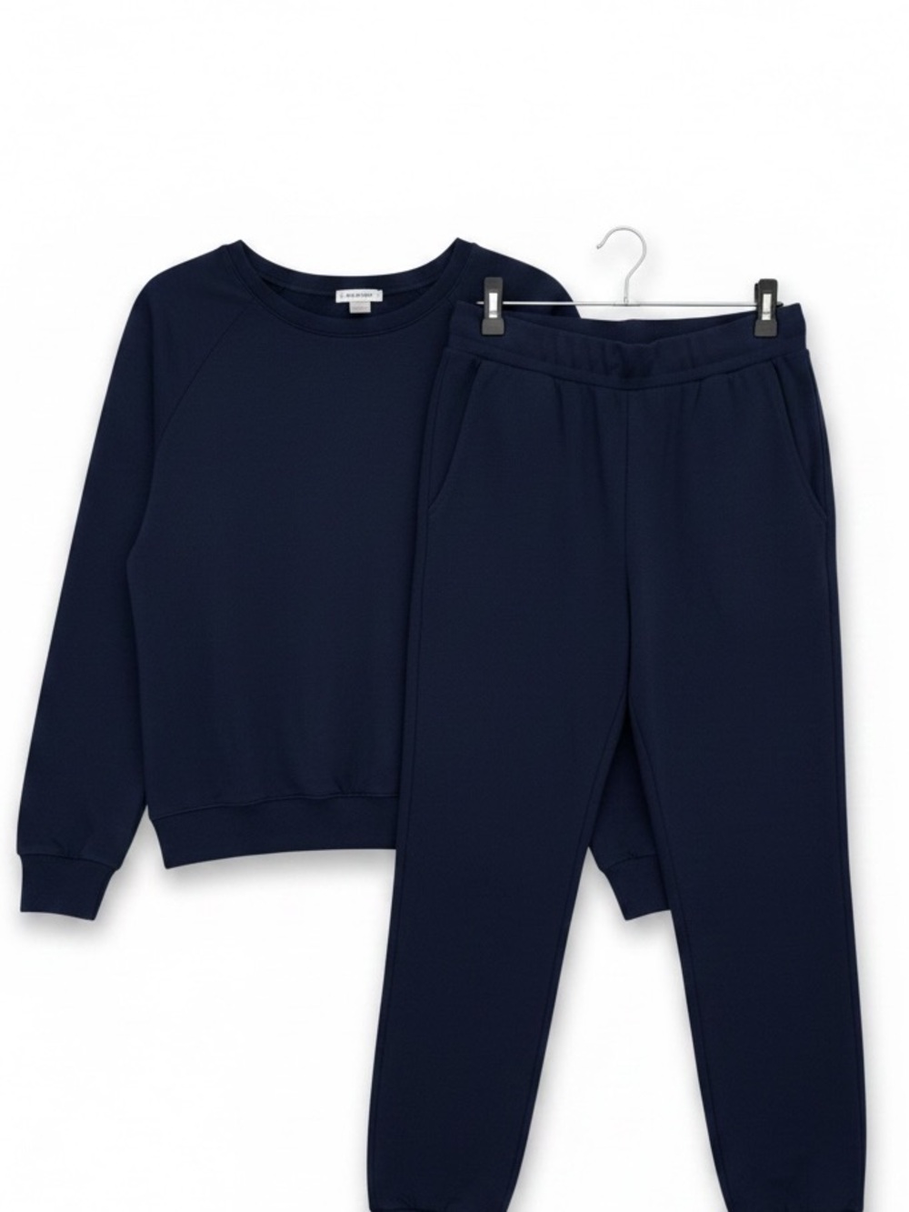 Eberjey Navy Blue Lounge Set Sweatshirt & Jogger Pants XS